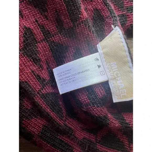 Michael Kors Women's MK Logo Reversible Knit Scarf - Picture 2 of 3